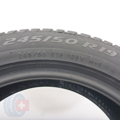 5. Opony 245/50 R19 2x PIRELLI 105V XL RunFlat BMW Sottozero 3 Winter Zimowe 2022 6mm