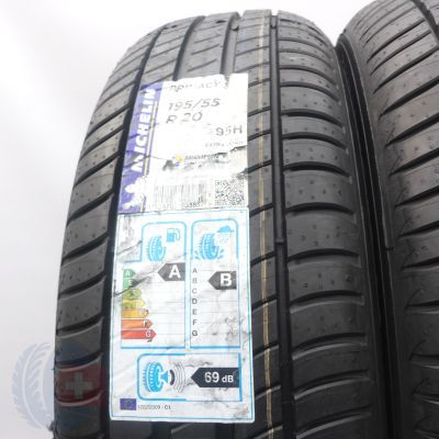 2. Opony 195/55 R20 2x MICHELIN 95H Primacy 3 Letnie 2018 NIeużywane