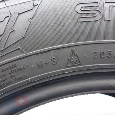 2. Opony 205/65 R16C 2x NOKIAN 107/105T Snowproof C Zimowe 2024 Jak Nowe 8,6mm