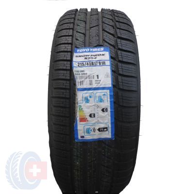 1 x TOYO 215/45 R17 91H XL Snowprox S954 Zima 2018 Jak Nowa