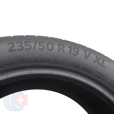 7. 4 x CONTINENTAL 235/50 R19 103V XL EcoContact 6 VOL Lato 2021 5,5-5,8mm