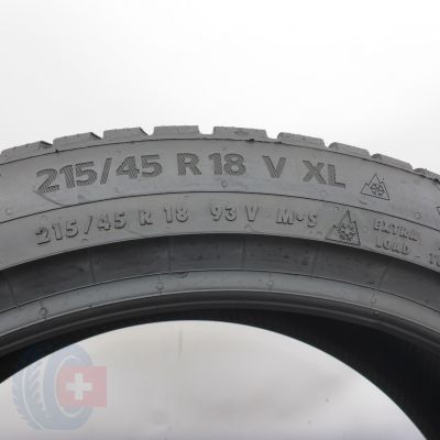 4. Opona 215/45 R18 1x CONTINENTAL 93V XL WinterContact TS870P Zimowa 2025 8,5mm