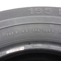 6. Opony 195/80 R14C 2x BARUM 106/104Q  Vanis 2 Letnie 2013 9mm