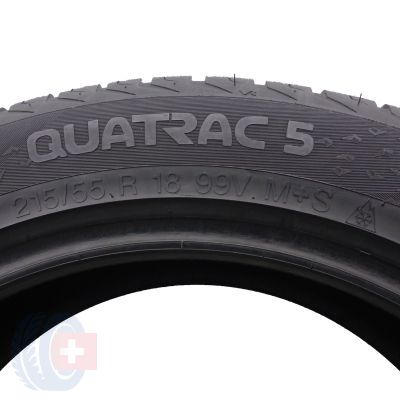 5. Opony 215/55 R18 2x VREDESTEIN 99V XL Quatrac 5 Wielosezonowe 2017 6,8mm