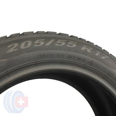 4. 2 x PIRELLI 205/55 R17 95T XL Winter Cinturato Zima 2018 Jak Nowe 8mm