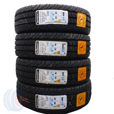 Opony 195/65 R16C 4x CONTINENTAL 104/102T ContiVanContact 100 Letnie 2018, 2019 Jak Nowe Nieużywane