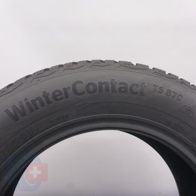 5. Opona 195/65 R15 1x CONTINENTAL 95H XL WinterContact TS 870 Zimowa 2022 7mm