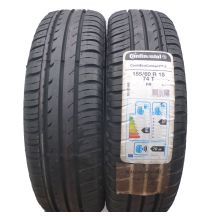 3. 4 x CONTINENTAL 155/60 R15 74T ContiEcoContact 3 Lato 2014 Nieużywane
