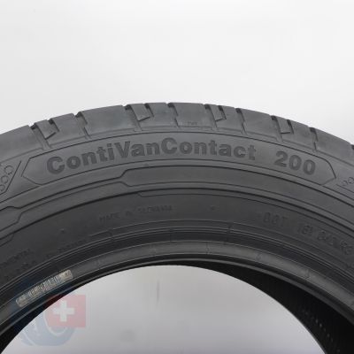 5. Opony 205/65 R16C 2x CONTINENTAL 107/105T ContiVanContact 200 Letnie 2021 8,5-8,2mm