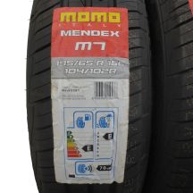 2. 4 x MOMO 195/65 R16C 104/102R Mendex M-7 Lato 2016, 2018 Jak Nowe Nieużywane 