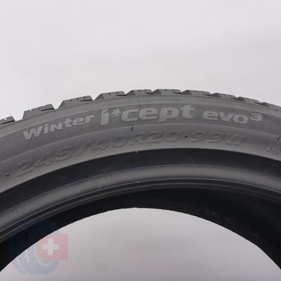 5. Opony 245/40 R20 2x HANKOOK 99W XL Winter I cept evo 3 Zimowe 2023 7-7,2mm