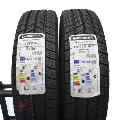 5. Opony 175/75 R16C 4x CONTINENTAL 101/99R VanContact Winter Zimowe 2022,2023 Jak Nowe Nieużywane
