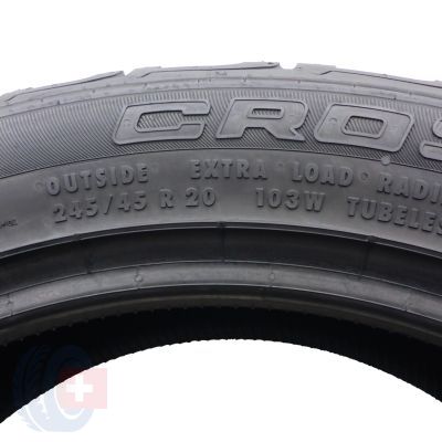 5. 4 x CONTINENTAL 245/45 R20 103W XL CrossContact UHP E LR Lato 7mm 2019/20