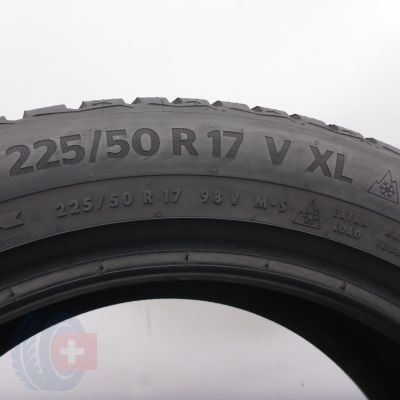 5. Opony 225/50 R17 2x CONTINENTAL 98V XL WinterContact TS870 Zimowe 2021 7,2mm