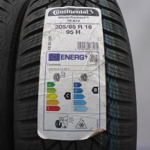 2. Opony 205/65 R16 4x CONTINENTAL 95H WinterContact Ts870 Zimowe 2022 Nieużywane