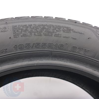 4. Opony 195/55 R16 2x BRIDGESTONE 87V Turanza T005 Letnie 2023 6,2-6,7mm