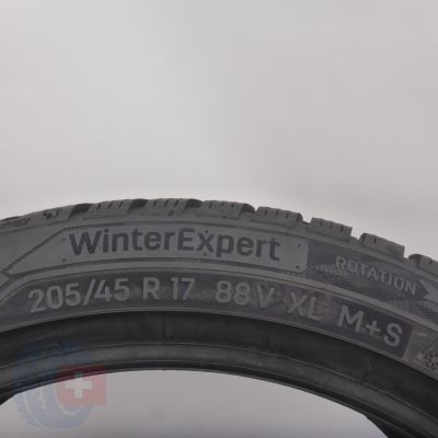 5. Opony 205/45 R17 2x UNIROYAL 88V XL Winter Expert Zimowe 2022 6,8-7,2mm