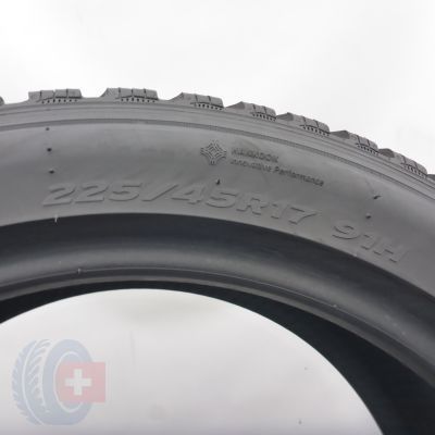 5. Opony 225/45 R17 2x HANKOOK 91H Winter I Cept RS3 W462 Zimowe 2022 6,2mm