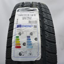 Opona 195/70 R15C 1x CONTINENTAL 104/102R VanContact Winter Zimowa Nieużywana 2023 
