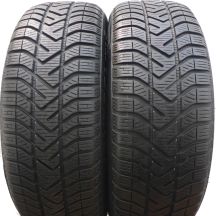 4. 4 x PIRELLI 195/55 R16 87H RUNFLAT SnowControl Serie 3 Winter 210 Zima 2014 5,5-7mm