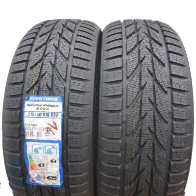 4. 4 x TOYO 215/50 R18 92V SnowProx S953 Zima 2016 