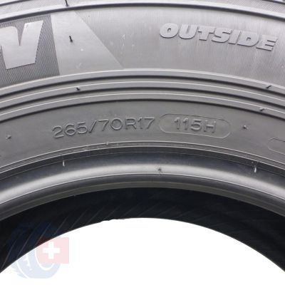 6. Opony 265/70 R17 2x MICHELIN 115H Latitude Cross M+S Letnie 2018 7mm