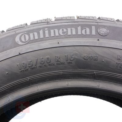 5. Opony 195/60 R16 4x CONTINENTAL 89H XL ContiWinterContact TS810 MO Zimowe 2021 Jak Nowe Nieużywane