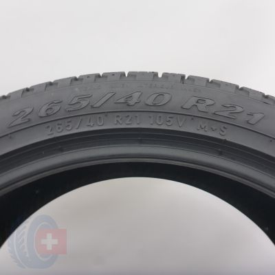 6. Opony 265/40 R21 2x PIRELLI 105V XL Scorpion Verde All Season Letnie 2015 5,5-6mm