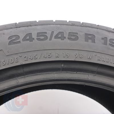 5. Opona 245/45 R19 1x CONTINENTAL 98W ContiSportContact 5 SUV Letnia 2022 6,8mm