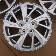 3. 4 x Alufelgi 16 MITSUBISHI 5x114,3 6,5J Et38 Oryginalne Eclipse Cross + czujniki 