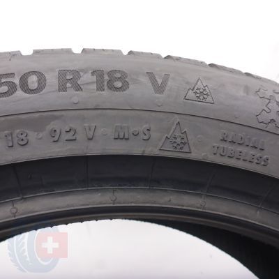 4. Opony 215/50 R18 2x CONTINENTAL 92V WinterContact TS870P Zimowe 2021 7,8-8mm