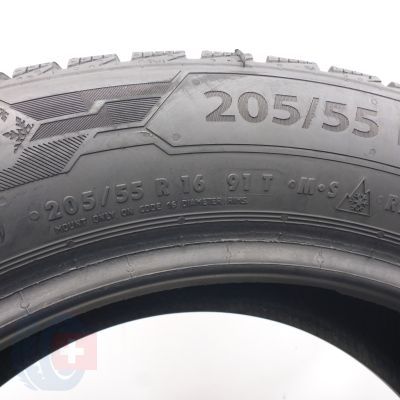 6. Opony 205/55 R16 4x BARUM 91T Polaris 5 Zimowe 2019/22 8,2-7,8mm