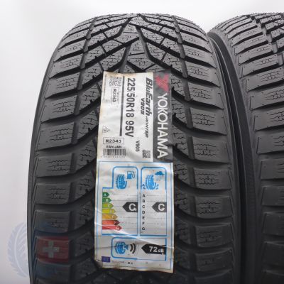 2. Opony 225/50 R18 2x YOKOHAMA 95V BluEarth Winter V905 Zimowe 2019 