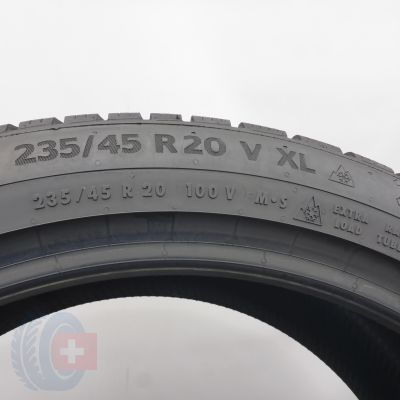 6. Opony 235/45 R20 4x CONTINENTAL 235/45 R20 100V XL WinterContact TS 870 P Zimowe 2022/25 8,8-8 
