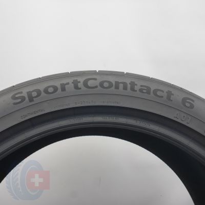 6. Opony 255/40 R20 2x CONTINENTAL 101Y XL SportContact 6 A01 Letnie 2024 6,2-6mm