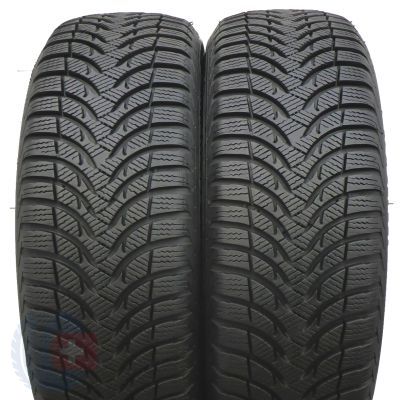 2 x MICHELIN 185/50 R16 81H Alpin A4 Zima 2013, 2014 Jak Nowe 7,5mm