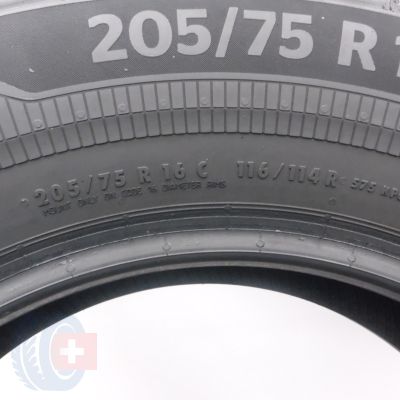 4. Opony 205/75 R16C 2x CONTINENTAL 116/114R VanContact Eco Letnie 2022 7,2mm
