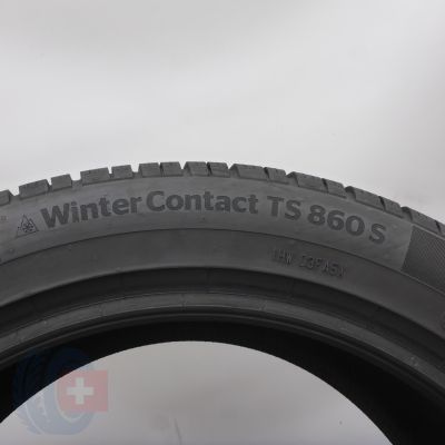 9. Opony 255/45 R19 4x CONTINENTAL 104V XL WinterContact TS860S Zimowe 2022, 2023 6-6,8mm