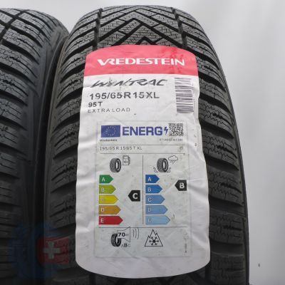 2. Opony 195/65 R15 2x VREDESTEIN 95T XL Wintrac Zimowe 2021 