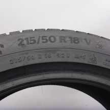 5. Opony 215/50 R18 2x CONTINENTAL 92V WinterContact TS870P Zimowe 2021 7,8-8mm