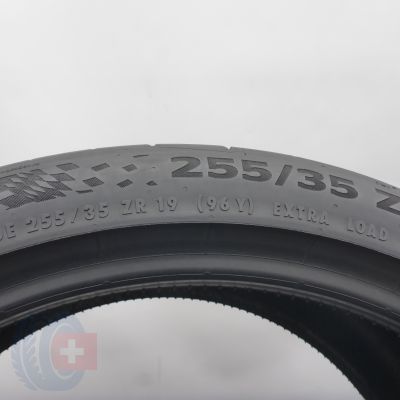 7. Opony 255/35 ZR19 2x CONTINENTAL 96Y XL SportContact 7 Letnie 2023 5,8-5,5mm