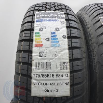 3. Opony 175/65 R15 2x GOODYEAR 88H XL Vector 4Seasons Gen-3 Wielosezonowe 2022 