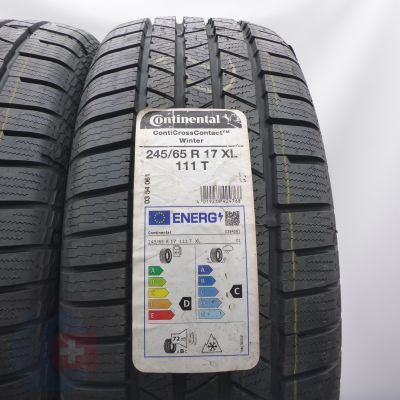 4. Opony 245/65 R17 4x CONTINENTAL 111T XL ContiCrossContact Winter Zimowe 2023 Nieużywane
