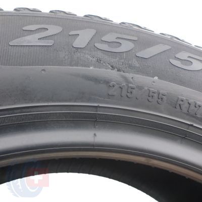 7. 2 x PIRELLI 215/55 R17 98T XL Winter Cinturato Zima 6mm 
