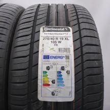 2. Opony 275/40 R19 2x CONTINENTAL105W XL ContiSportContact 5 Letnie 2021 