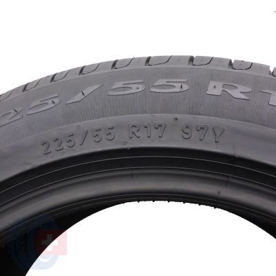 4. Opony 225/55 R17 2x PIRELLI 225/55 R17 97Y BMW MO Cinturato P7 Letnie 2019 Jak Nowe Nieużywane