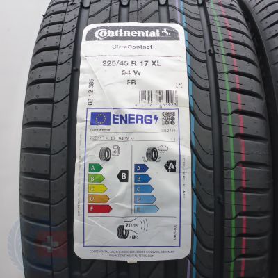 3. Opony 225/45 R17 4x CONTINENTAL 94W XL UltraContact Letnie 2025/26 