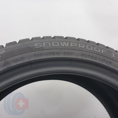 6. Opony 245/40 R19 4x NOKIAN 98V  Snowproof 1 Zimowe 2023/24 7mm