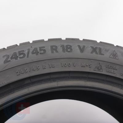 4. Opona 245/45 R18 1x CONTINENTAL 100V XL WinterContact TS 870 P Zimowa 2022 6,8mm