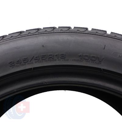 6. Opony 245/45 R18 2x GOODYEAR 100V XL UltraGrip 8 Performance BMW MO Zimowe 6,8mm